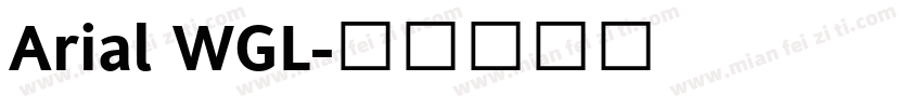 Arial WGL字体转换